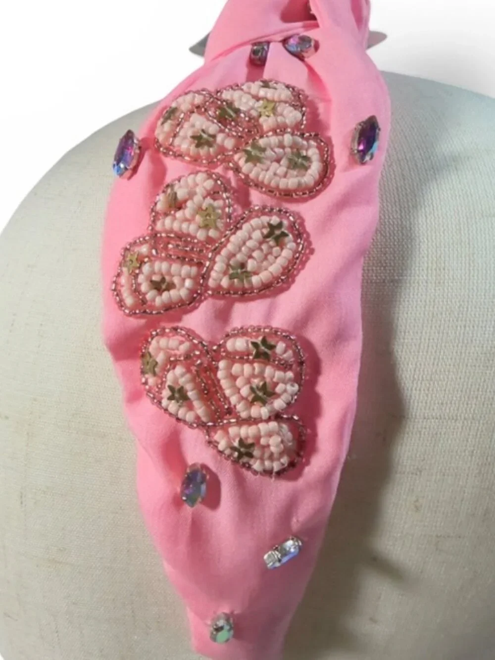 Cowgirl Cowboy Hat Beaded Headband New